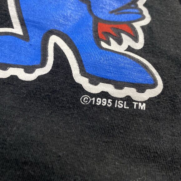 Vintage Team Colombia 1998 World Cup T-shirt France 98 Large Black Soccer 90s - Picture 8 of 9